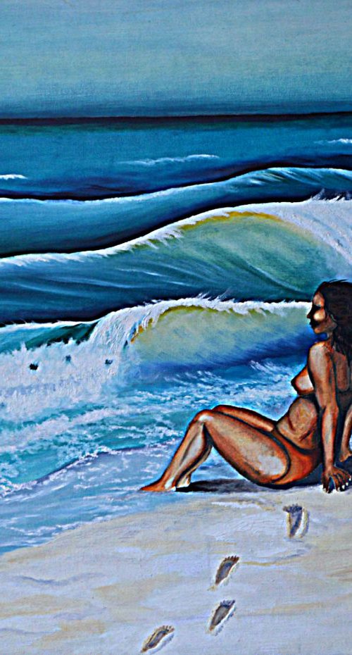 Her Surf by Andrew (Ana` Alu) Hollimon