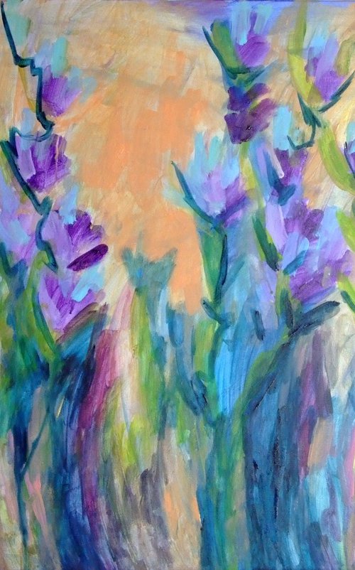 Irises #01 by Marina Krylova