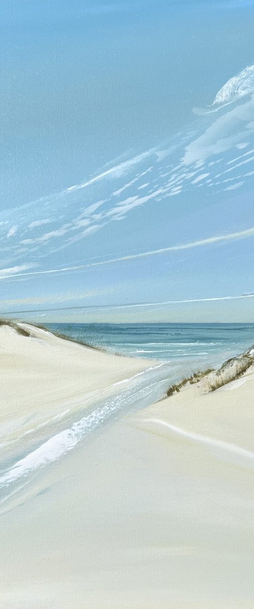 View through the Dunes by Jane Skingley