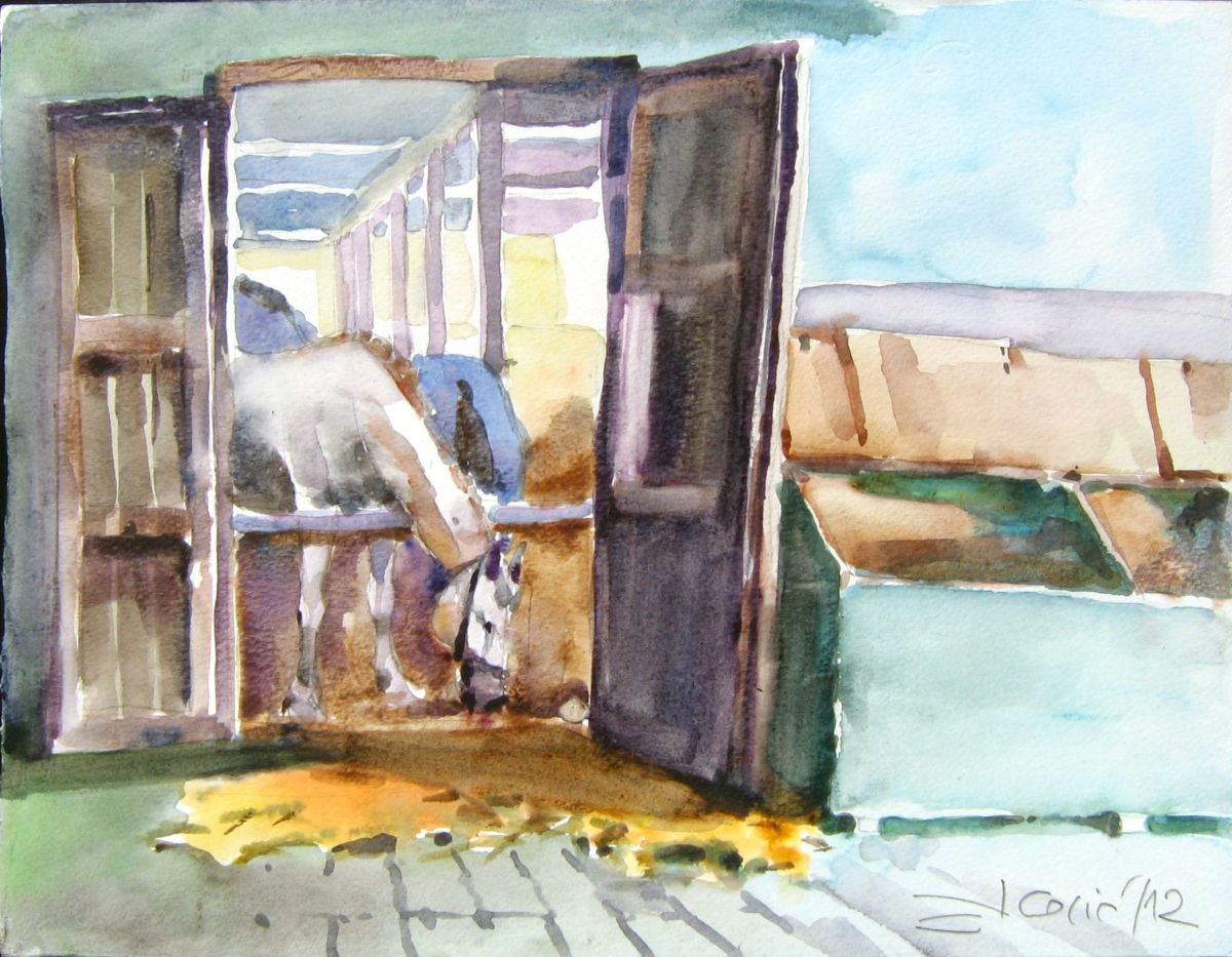 Horse II by Goran igoli? Watercolors