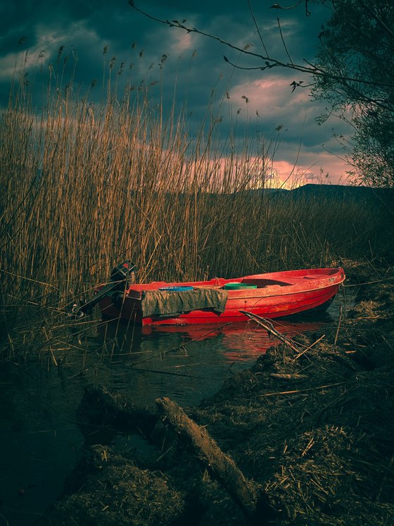 Boat in lake