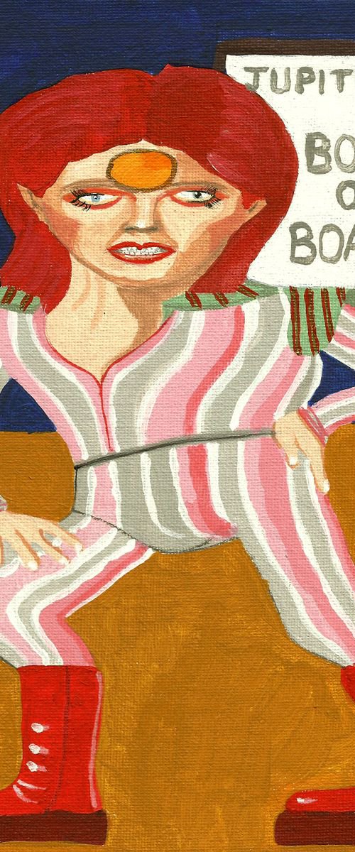 Bowie On Board by Stephen Beer