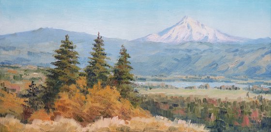 "Oregon view", 21.5x50 cm