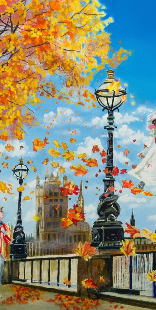 Mary Poppins in London by Gordon Bruce
