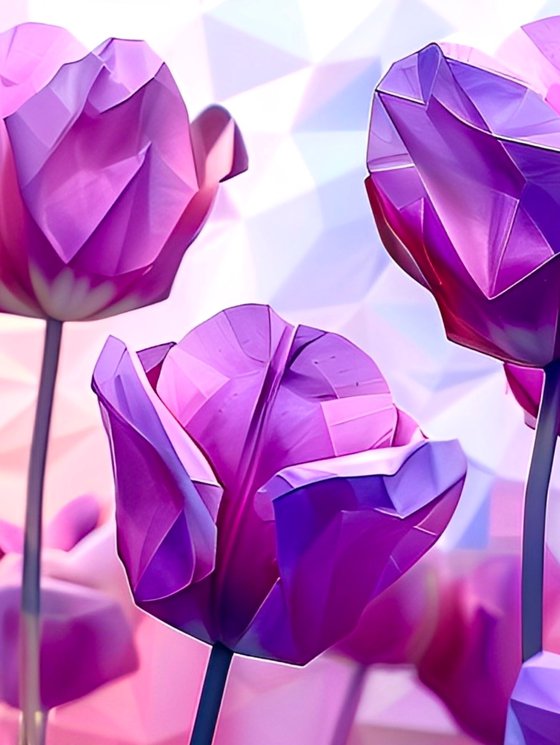 CRYSTAL LILAC TULIPS