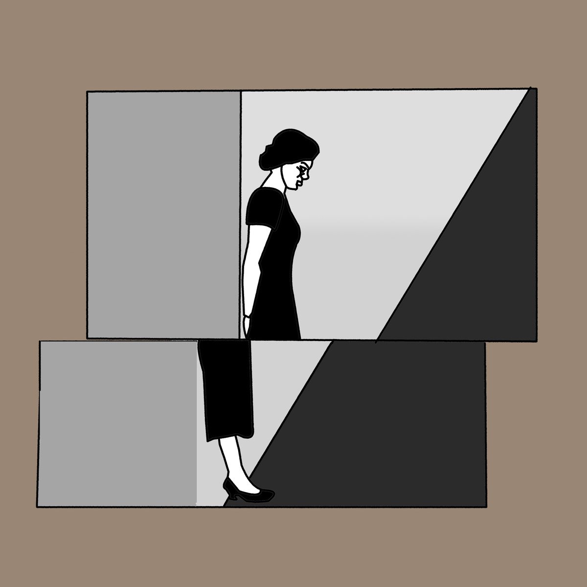 Urban And Pop Portrait Print By Artworks By Rina Mualem, 10 X 10, Elsewhere, Original Artwork