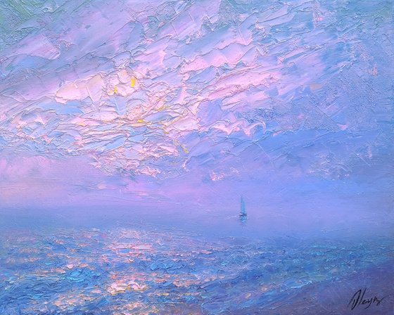 Pink sea