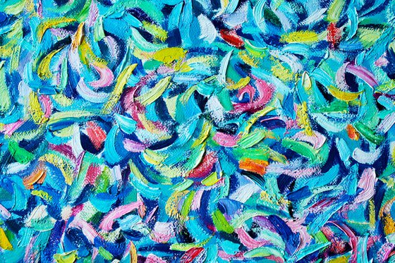 The garden XV Abstract series.