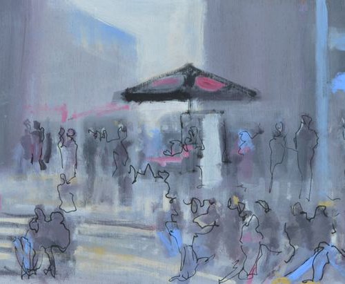 Norwich, sitting at the Forum by Tom Cringle