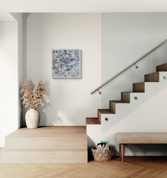 Interwoven Field Abstract Painting