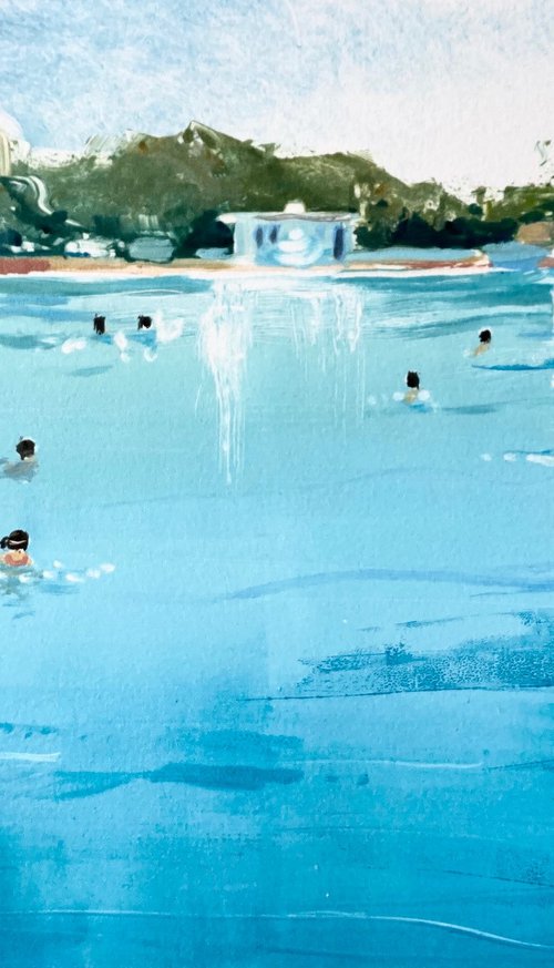 Tooting Bec Lido by Rebecca Denton