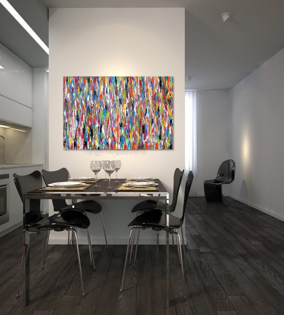 All In #19, 90 x 60 cm