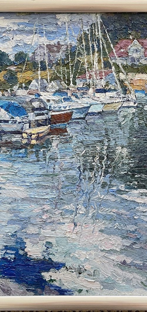 Clouds in the water by Nadezda Stupina