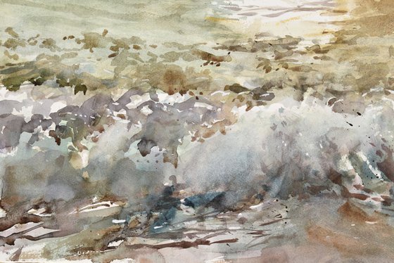 Sunset on the sea  ( 73 X 54 )