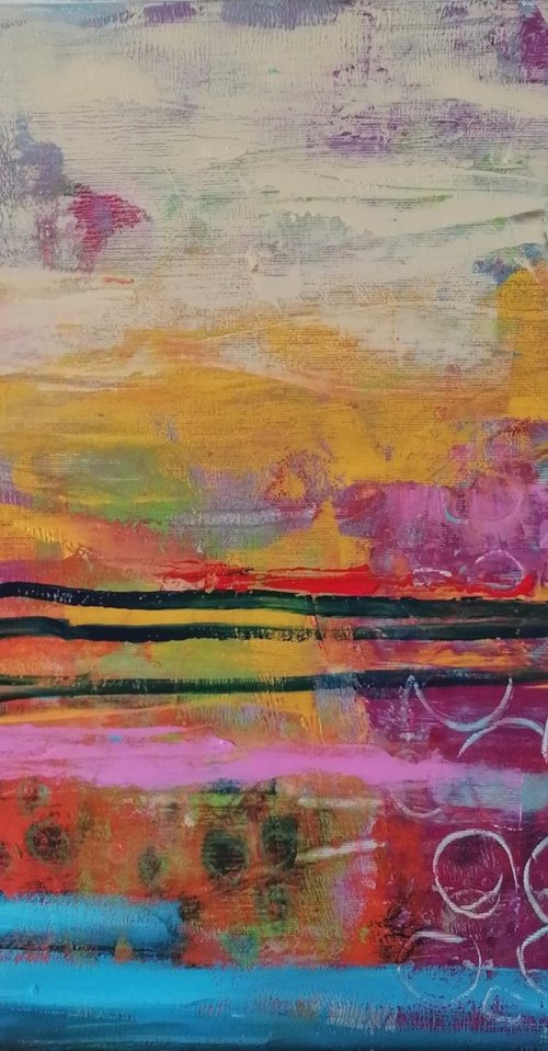 Abstract Landscape No 1 by Pamela McMahon