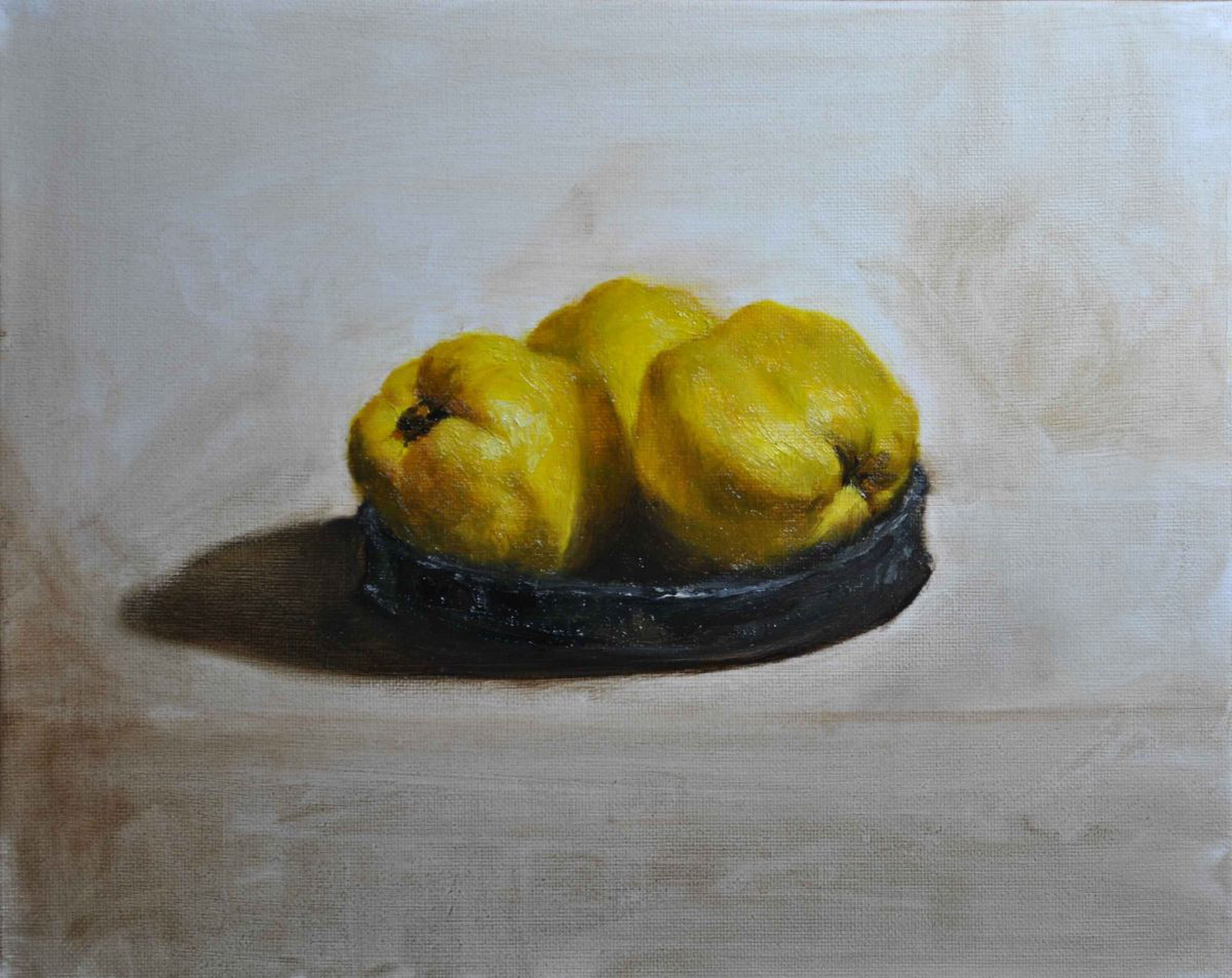 Quince Oil Painting By Daniela Roughsedge Artfinder