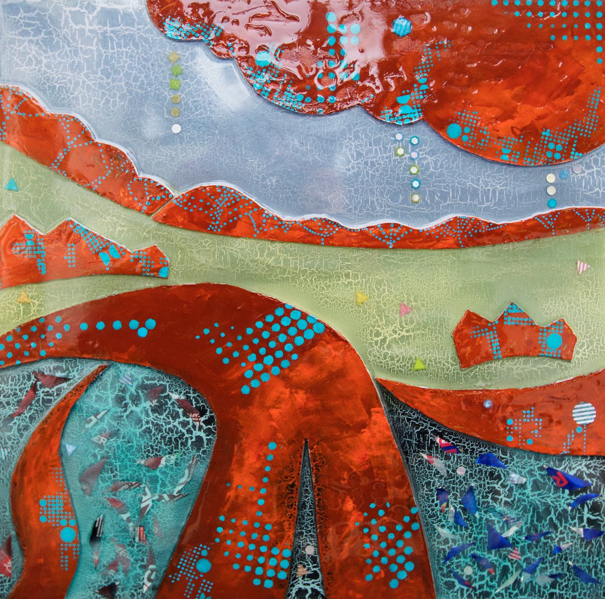 Pollution By Ariadna De Raadt, 20 X 20, Artwork For Sale On Artfinder
