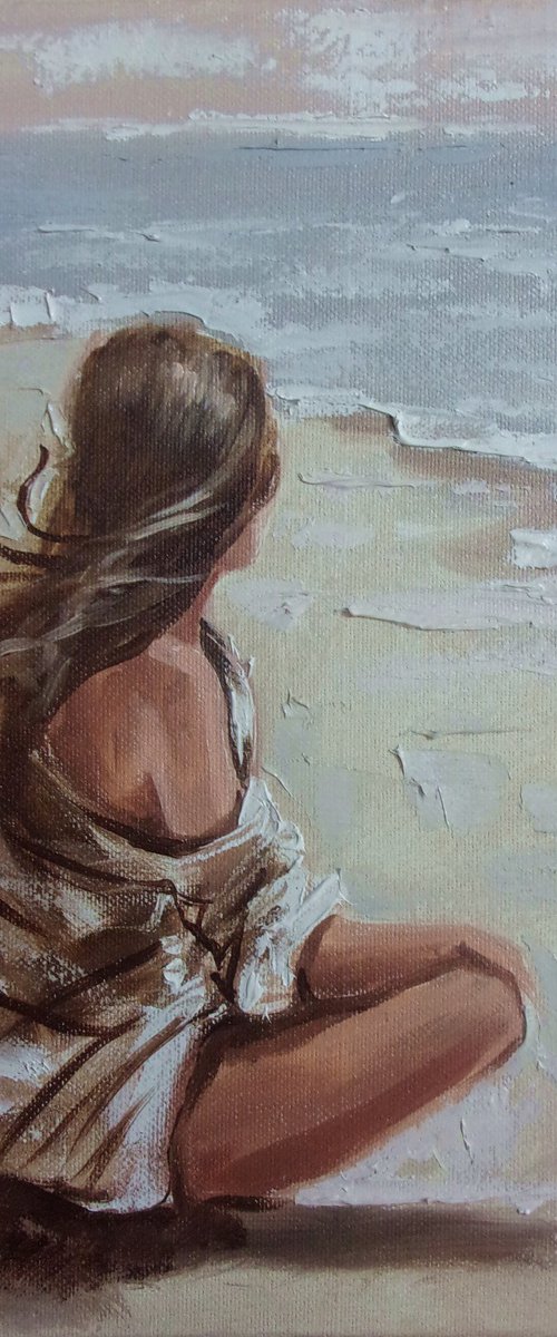 " MY BEACH " by Monika Luniak