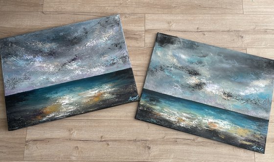Light at the end of the tunnel 2 - Landscape Painting