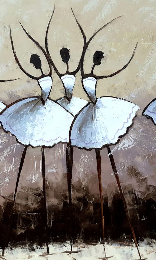 Ballerinas  70×100cm by Tigran Mamikonyan
