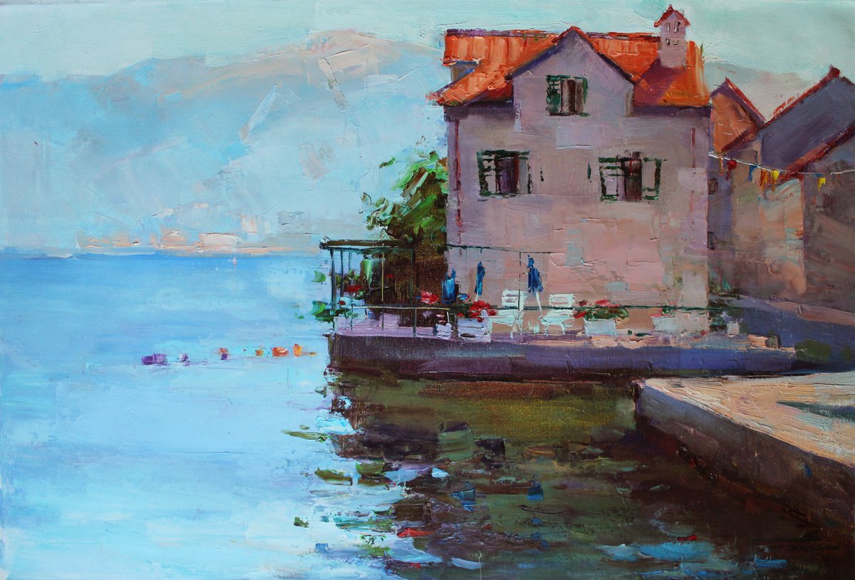 House by the sea by Tetiana Shendryk