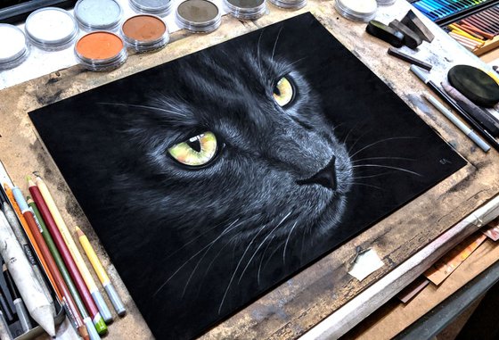 Cats Eyes IV  (Original Painting)