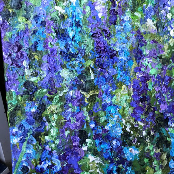 Tangled up in Blue- Delphiniums
