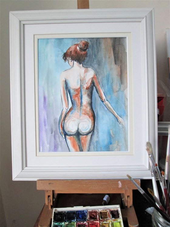 Nude standing