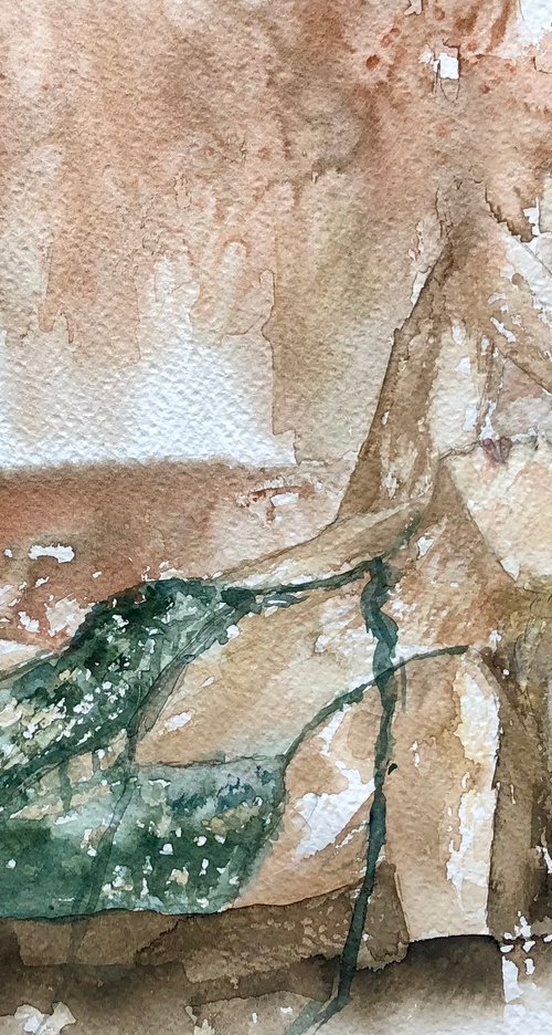 In the space between a look and silence by Snezana Djordjevic