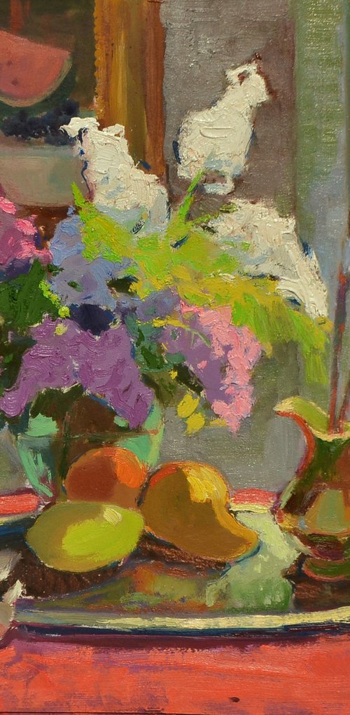 Spring Has Awakened the Lilac by Alexander Shandor