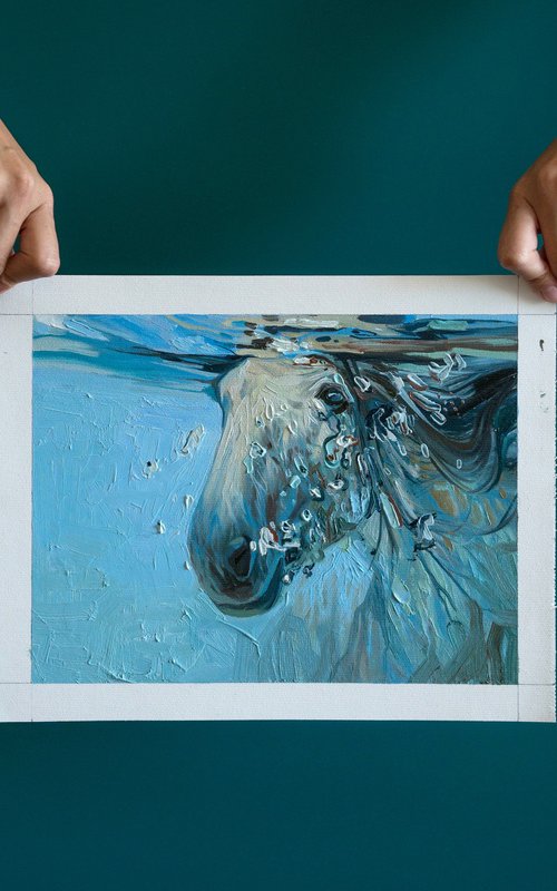 Sea summer horse IІ by Anastasia Parfilo