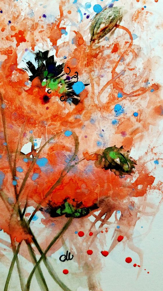 Explosion of happiness #40/gift idea/Free shipping in USA for any of my artworks