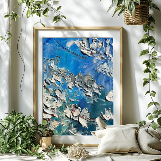Impasto Blossom Painting