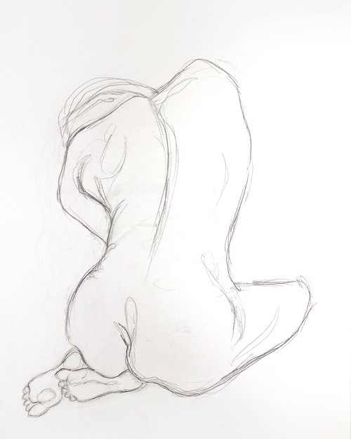 Figure Sketch No. 12 by Elizabeth Becker