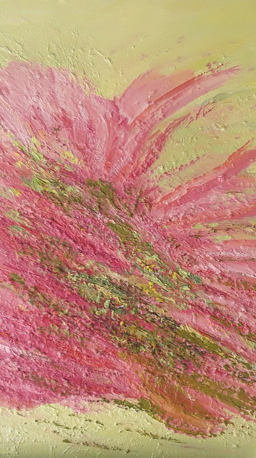 Pink Leaves by Therese O'Keeffe