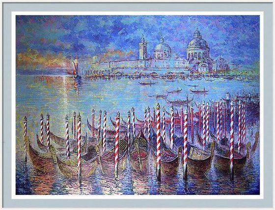 Golden Gondolas of the Venice Carnival