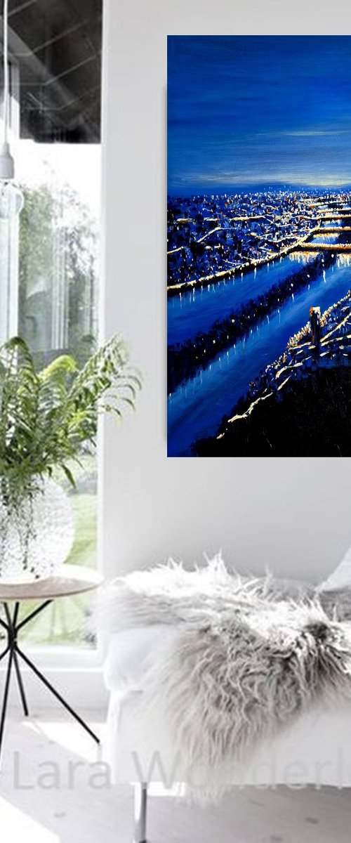 Vienna at night - City Lights  Series by Danijela Dan