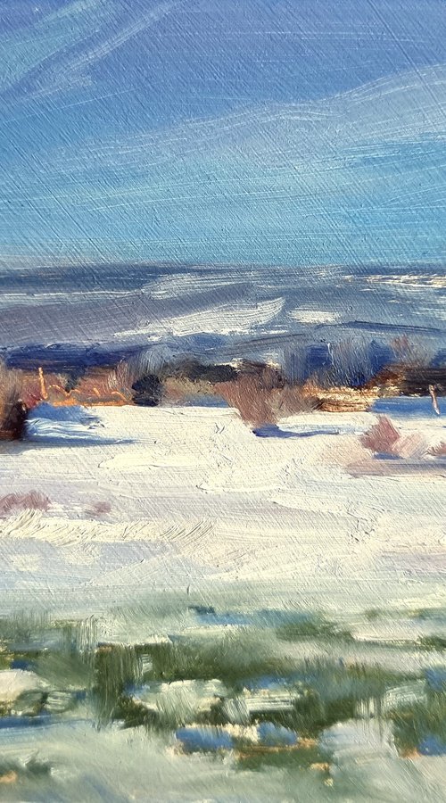 Last snow at Mazans by Pascal Giroud