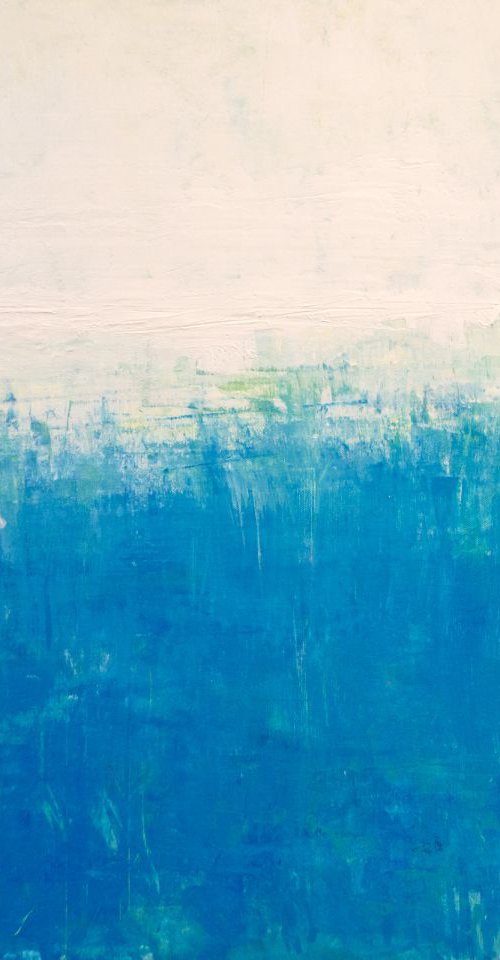 Blue Seas 24x30 inches by Don Bishop