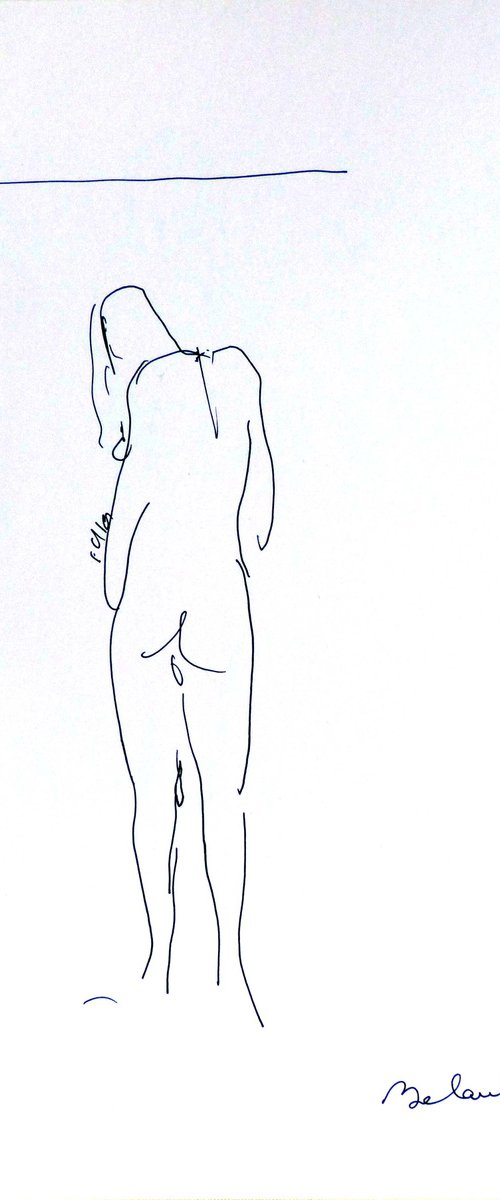 The Nude 2001-1, 21x29 cm by Frederic Belaubre