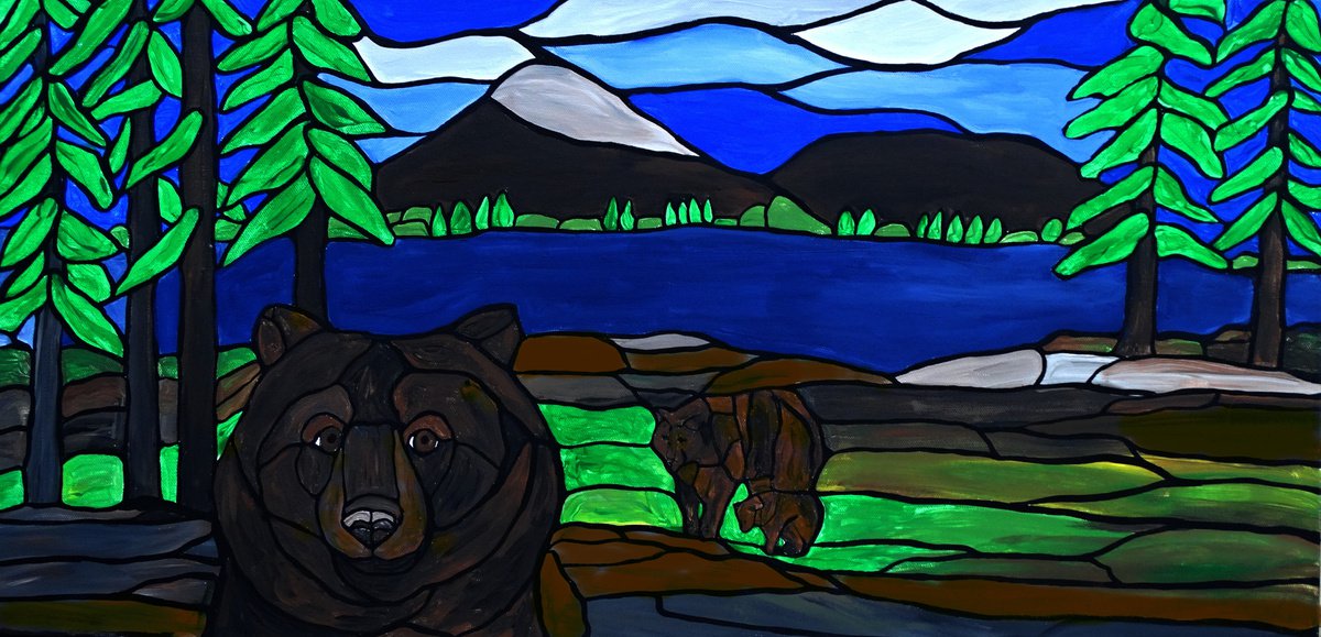 Grizzly bears by Rachel Olynuk