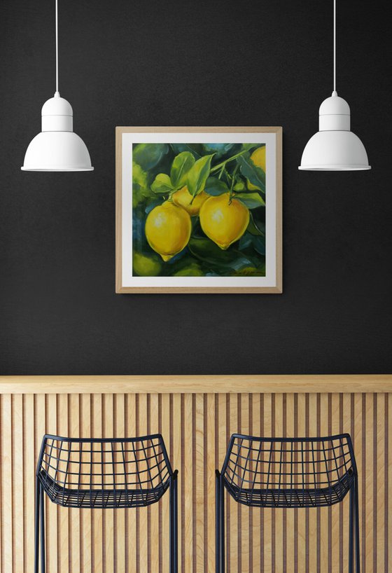 Lemons on a branch