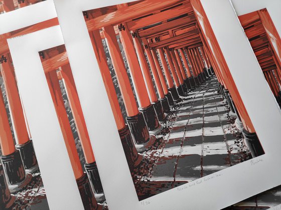 Black and Red Fushimi Inari