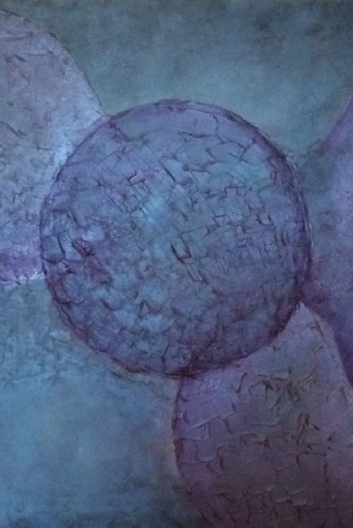 Purple Circles by Carol Zsolt