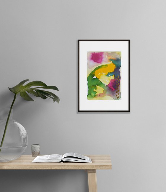 Colorful Abstract Watercolor