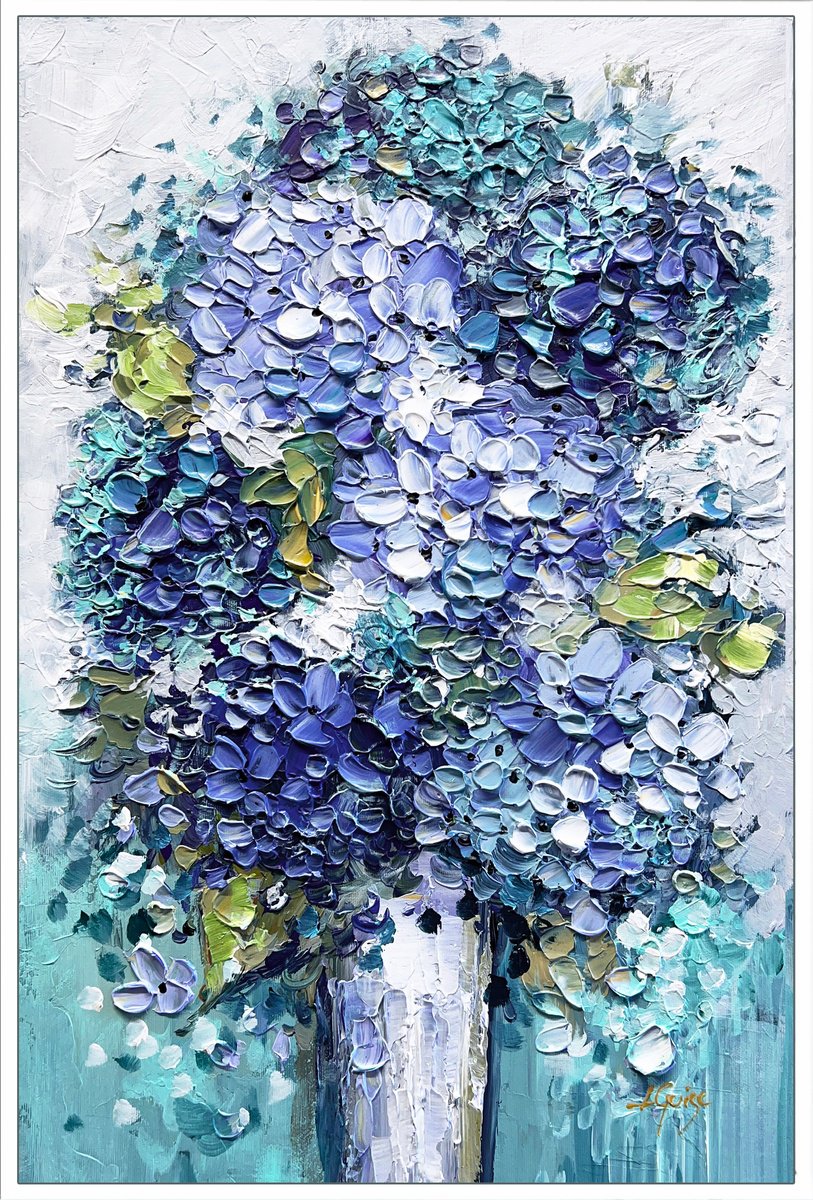 Hydrangea by Moonlight by Lana Guise