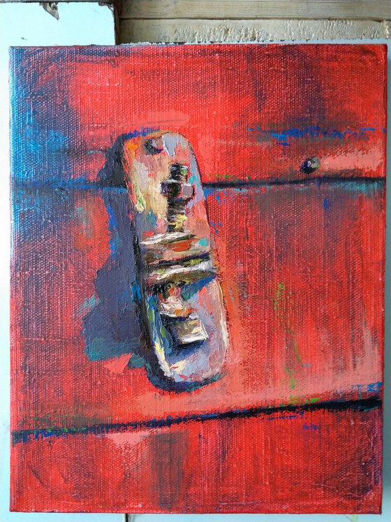 Rust(24x30cm, oil painting, ready to hang)