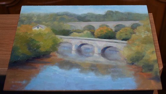 River Viaduct and Railway Line