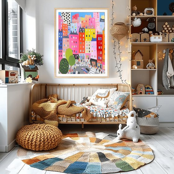 Vibrant Paris Cityscape
