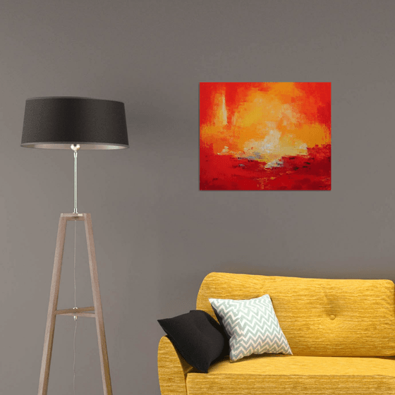 Red Landscape - tornado  (ref#:1073-20F)